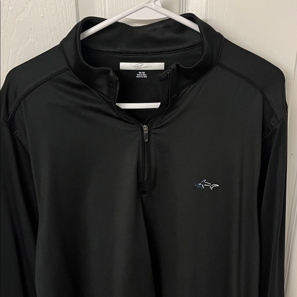 Greg Norman Black 1/4 Zip